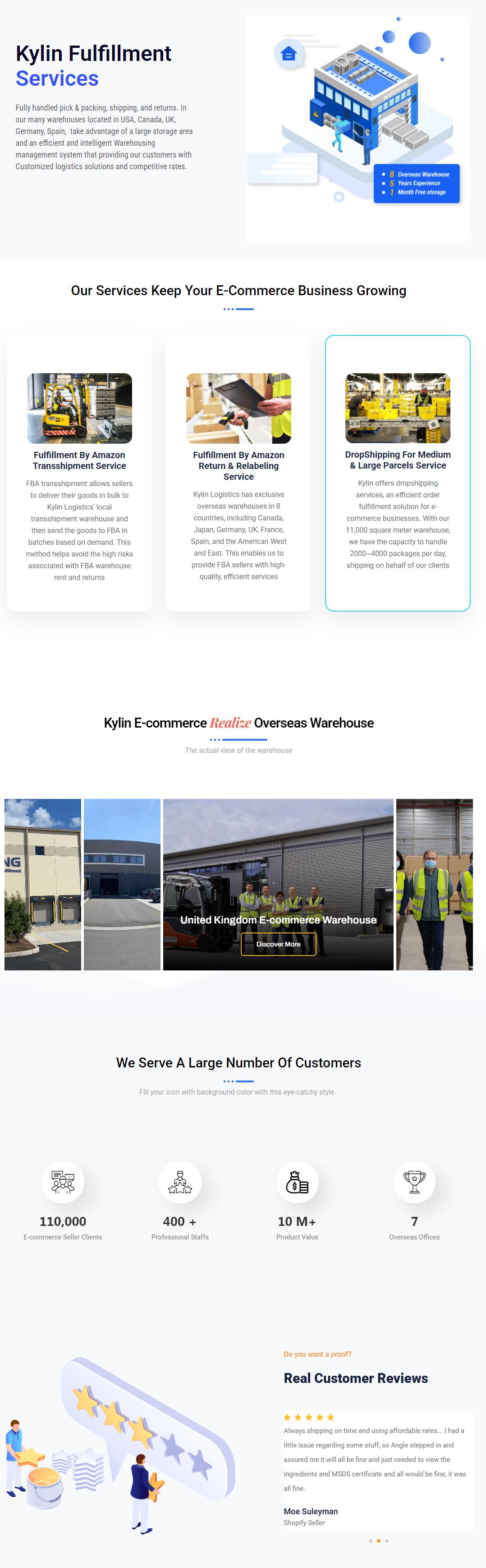 Overseas warehouses